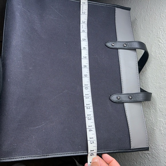 Coach navy blue overnight or work bag - Picture 2 of 6